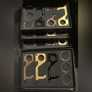 4 Boxes New Touchless key 3 keys each Door Opener no contact Key No Germ + Free